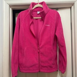 Pink Columbia Fleece Jacket size L